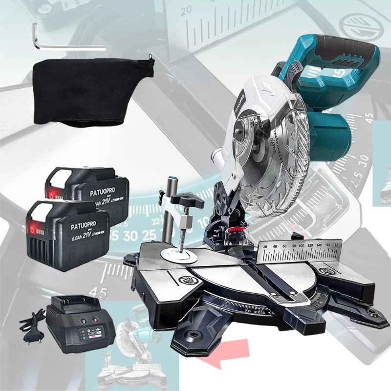 Power Tools In Electrical - Zoll-Bürstenlose Gehrungssäge, kompakte elektrische Säge, Holz-,