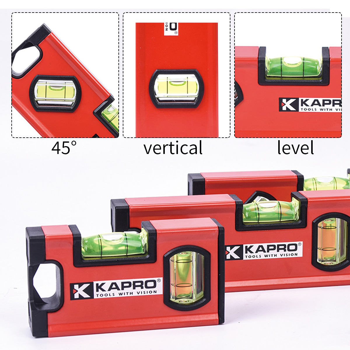 Power Tools Aldi - Praktisches Taschen-Torpedo-Nivelliergerät, kleines magnetisches Nivelliergerät mit