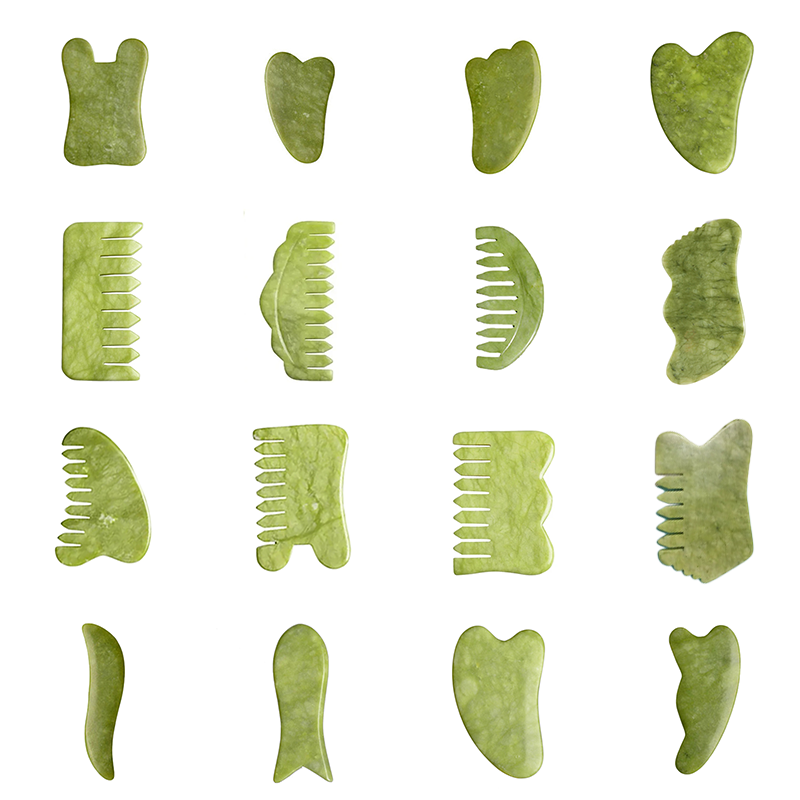 Power Tools Green - Natürliche Grüne Xiuyu Gua Sha Bord