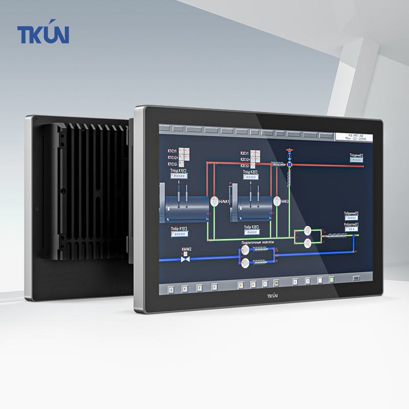 Power Tools For Linux - Anpassbarer 13,3-Zoll-IPS-Industrie-Panel-PC-Monitor mit kapazitivem Touchscreen für