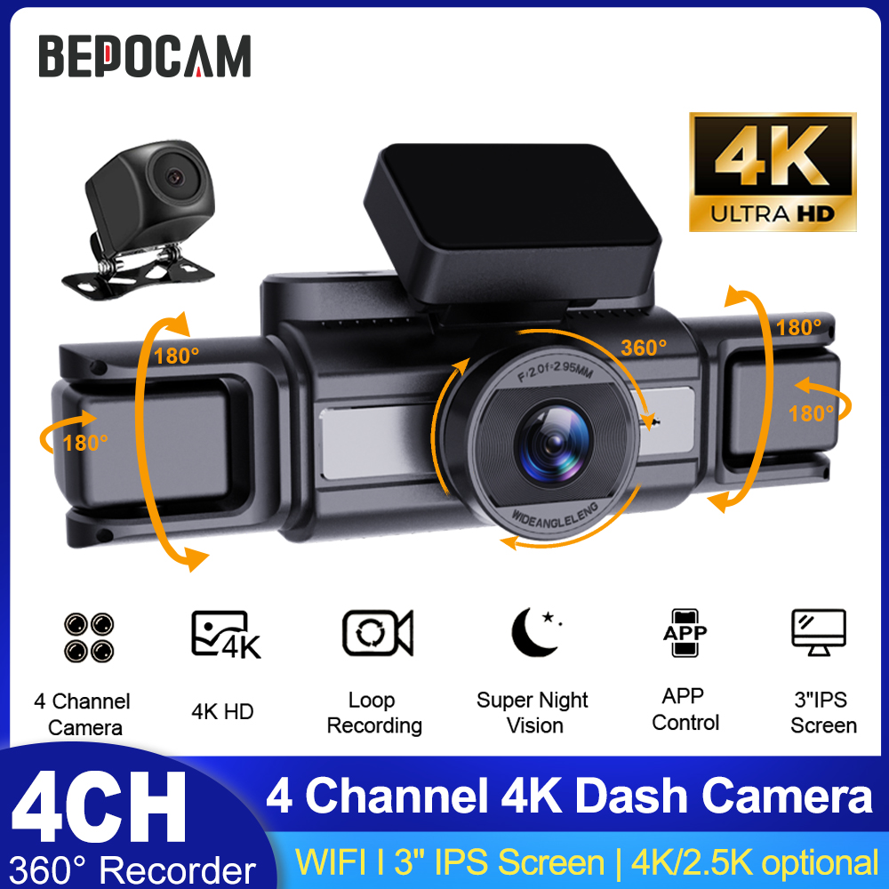 Power Tools Germany - BEPOCAM 4CH 4K Dashcam für Autos