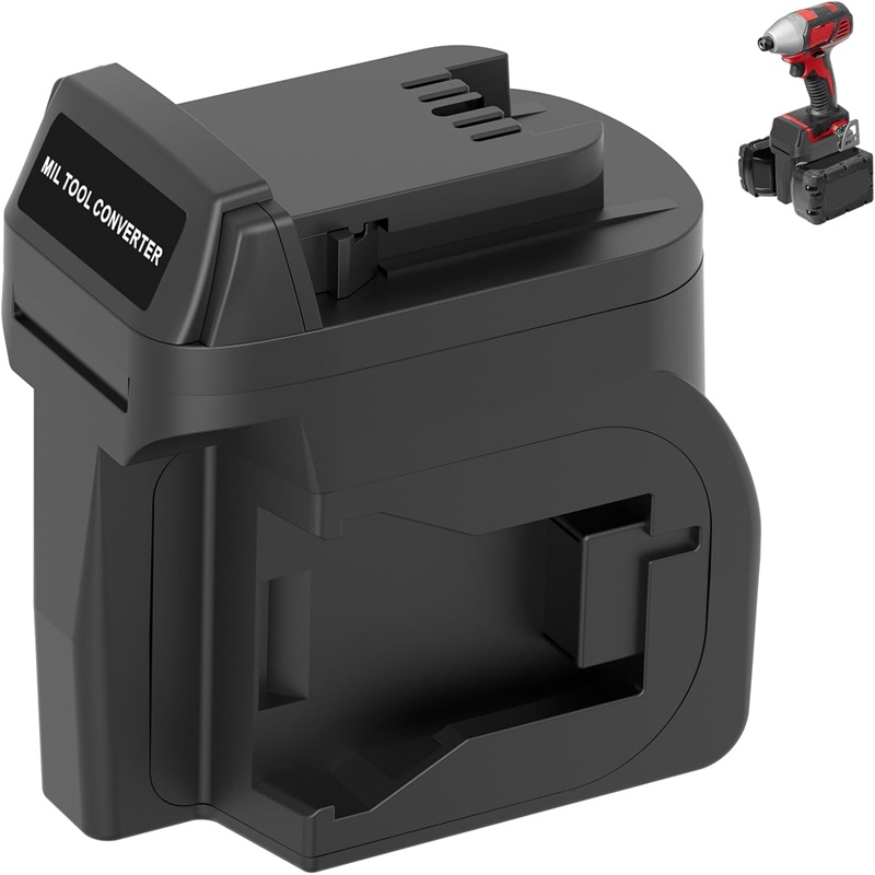 Power Tools Milwaukee - 2-in-1-Akku-Adapter für Milwaukee 18 V Li-Ionen-Akku
