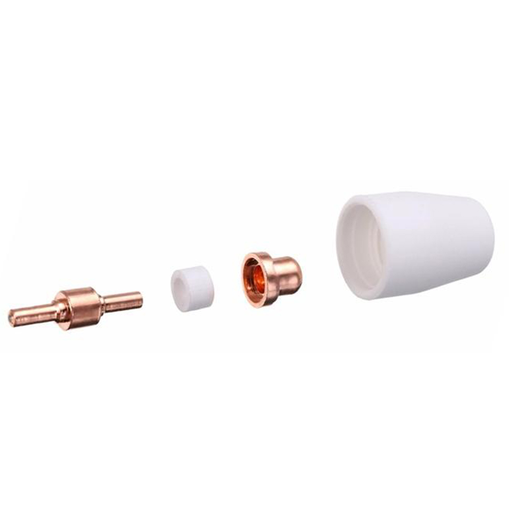 Power Tools Distributor - 20-teiliges 40/PT31 Plasmaschneid-Verbrauchsmaterial-Set: Elektroden, Düsen, Wirbelringe,