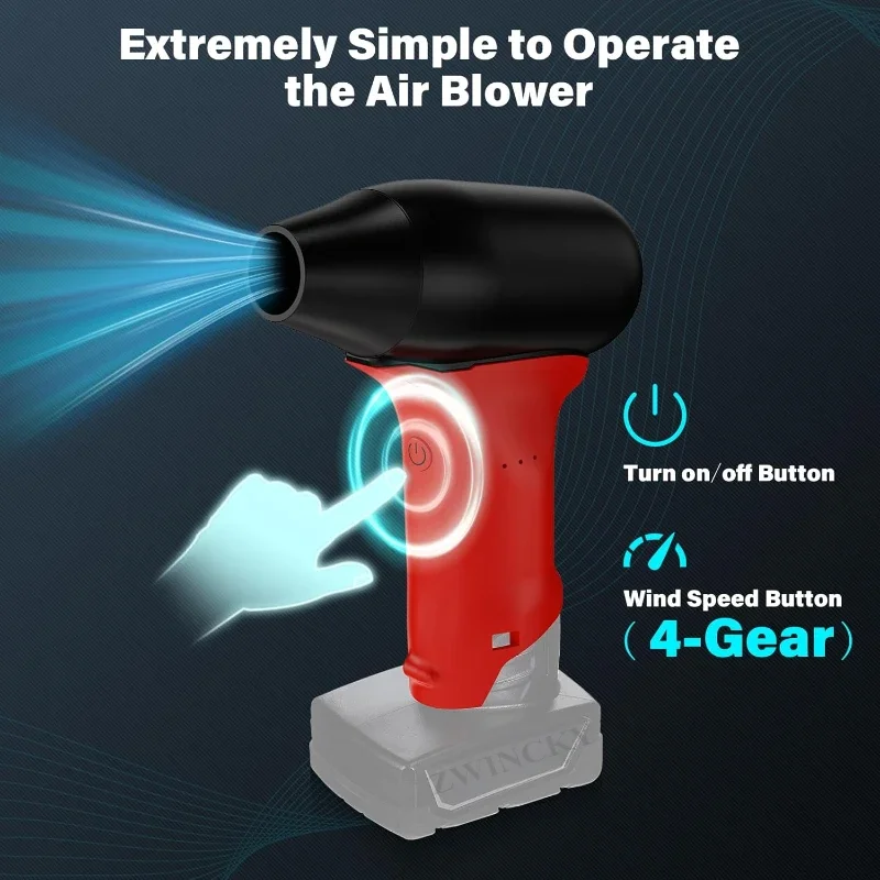 Power Tools Milwaukee - Einstellbare Air Duster Jet Fan Mini