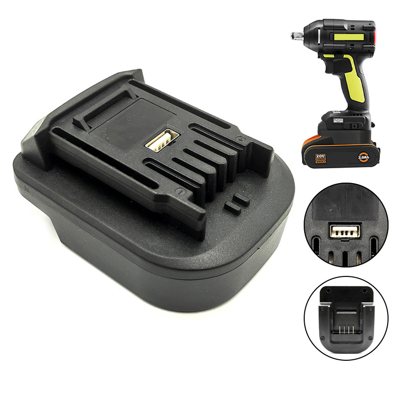 Power Tools Green - Batterie Adapter Konverter für Worx 4Pin