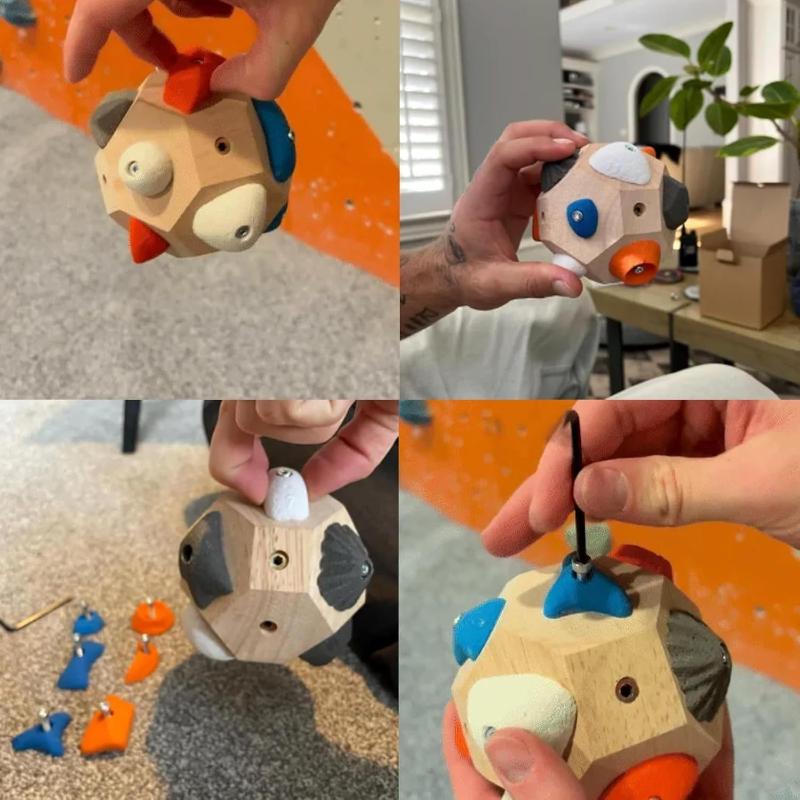 Power Tools Training - DIY handgefertigtes Boulder-Block-Klettergerät für Kraft-Trainingsgeräte für