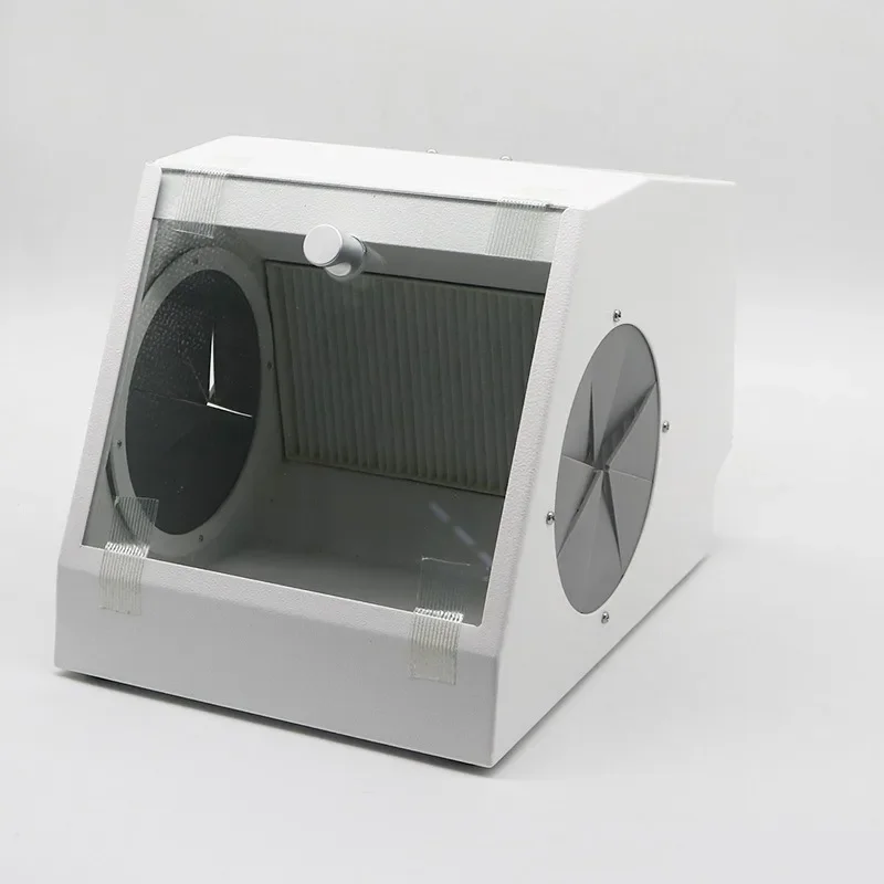 Power Tools Technician - Sandstrahl-Staubbox, Aluminiumoxid-Sandstrahlsystem, Schutzabdeckung für Technikerbox