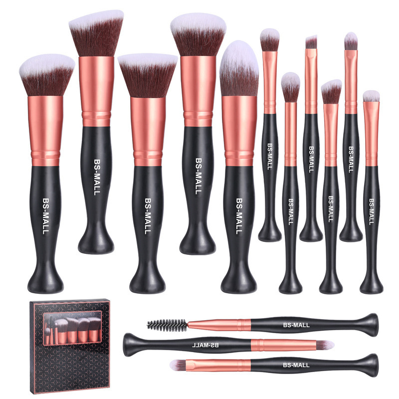 Power Tools Combo Kits - 14-teiliges Make-up-Pinsel-Set für Anfänger mit Superstarker