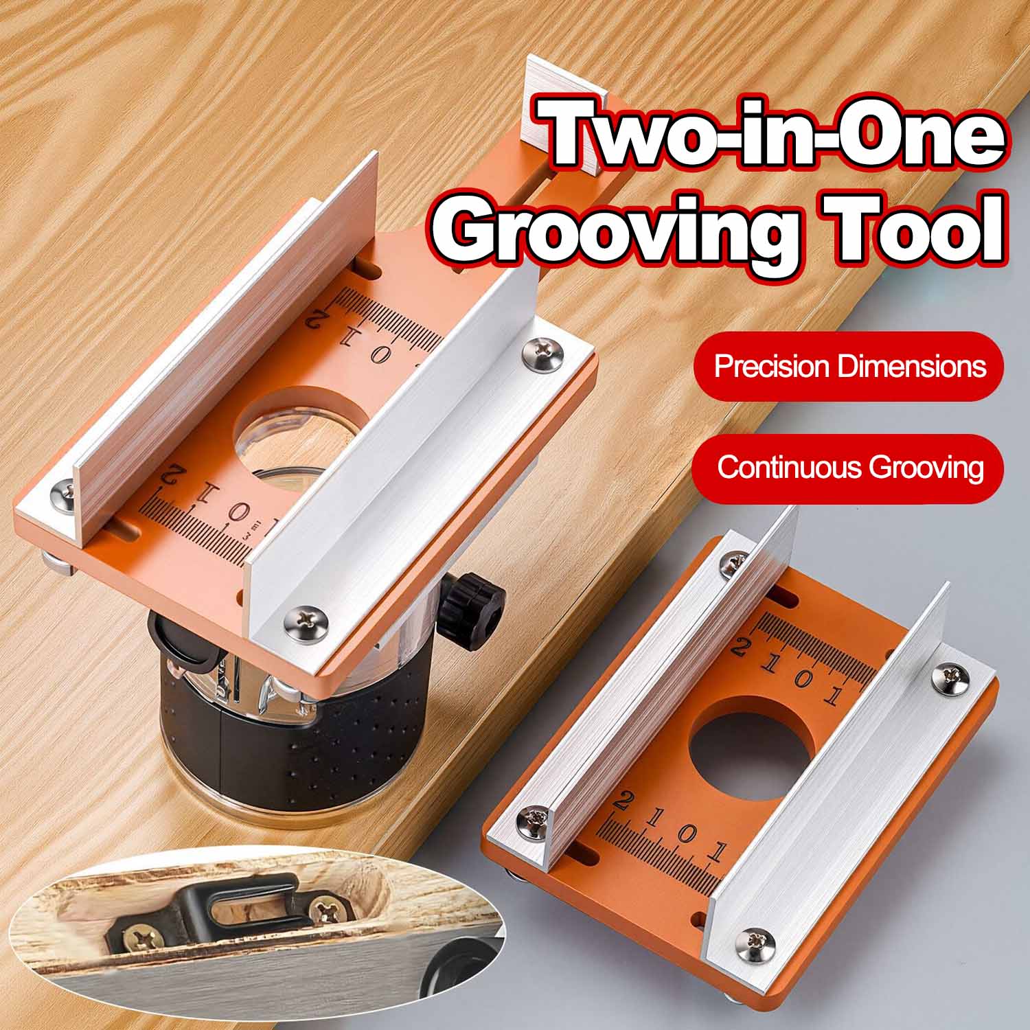 Router Trim Base - Holz Router Schlitzen Locator Genaue Schlitz