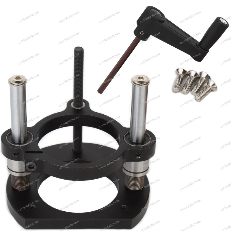 Router Trim Base - 65mm Invertierte Hebebasis für Holzfräsen, Hebe-Arbeitstisch