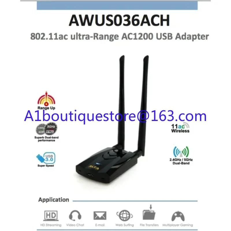 Alfa Awus036ach Rtl8812au Nic  – Power Tools For Linux Bewertung und Preis