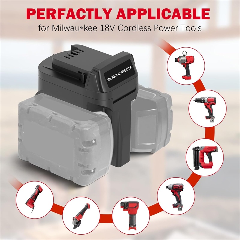 2-in-1-Akku-Adapter für Milwau – Power Tools Milwaukee Bewertung und Preis