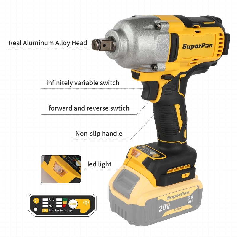 Bürstenloser Akku-Schlagschrau – Power Tools In Construction Bewertung und Preis