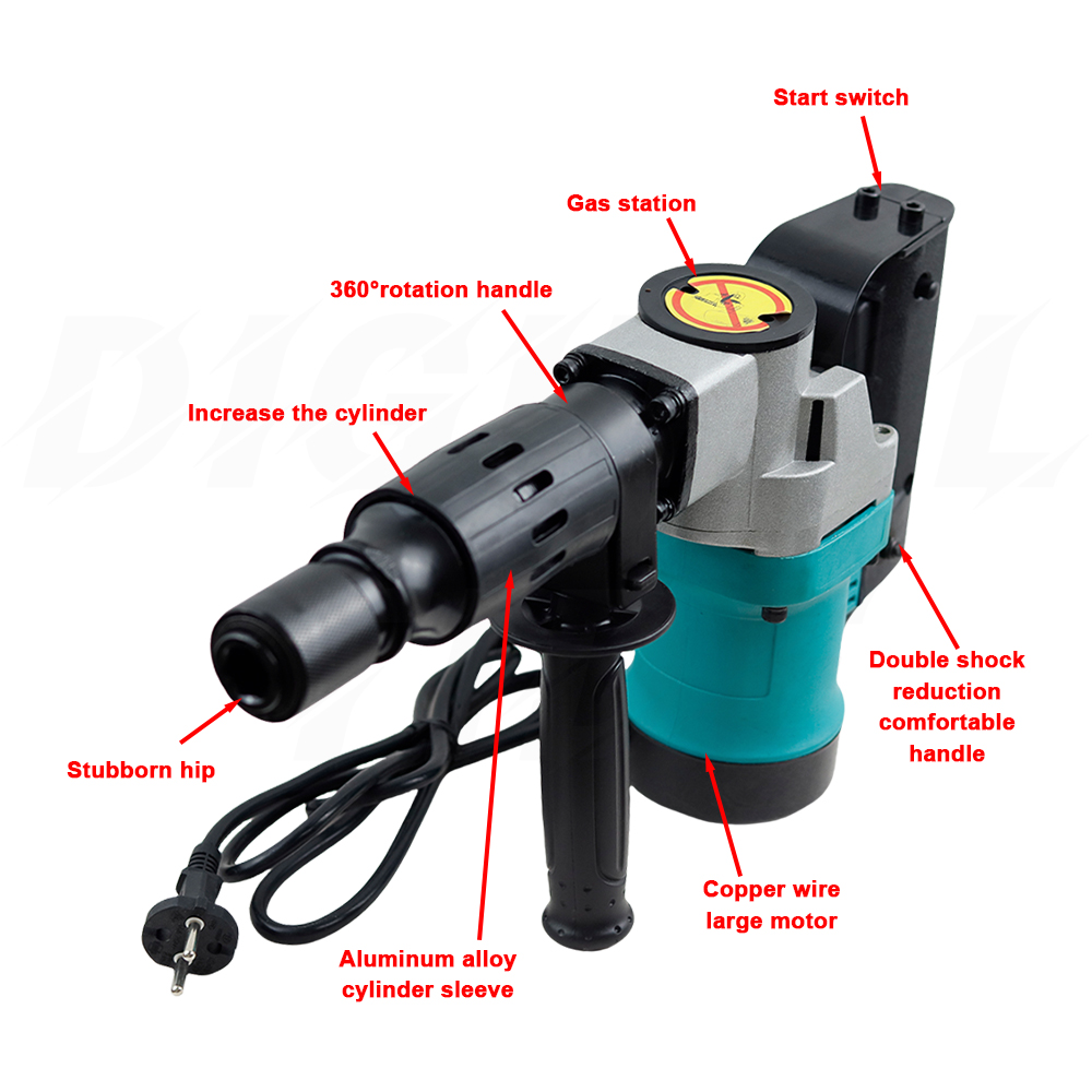 1200W Hochleistungs-Elektroham – Power Tools In Construction Bewertung und Preis