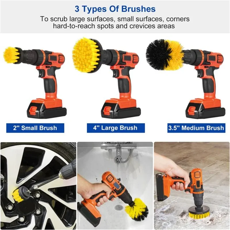 3-teiliges Bohrbürsten-Set - T – Power Tools List Bewertung und Preis