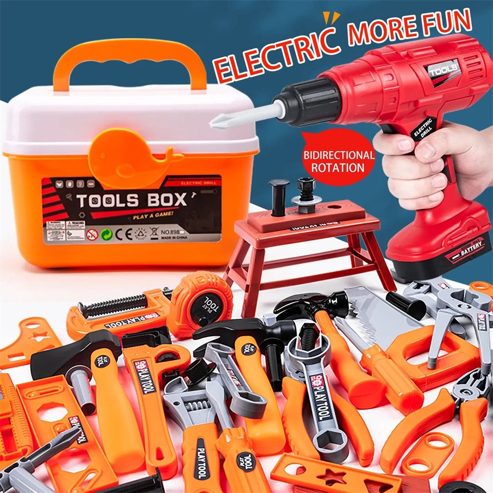 Elektrisches Spielzeug-Bohrset – Power Tools In Construction Bewertung und Preis