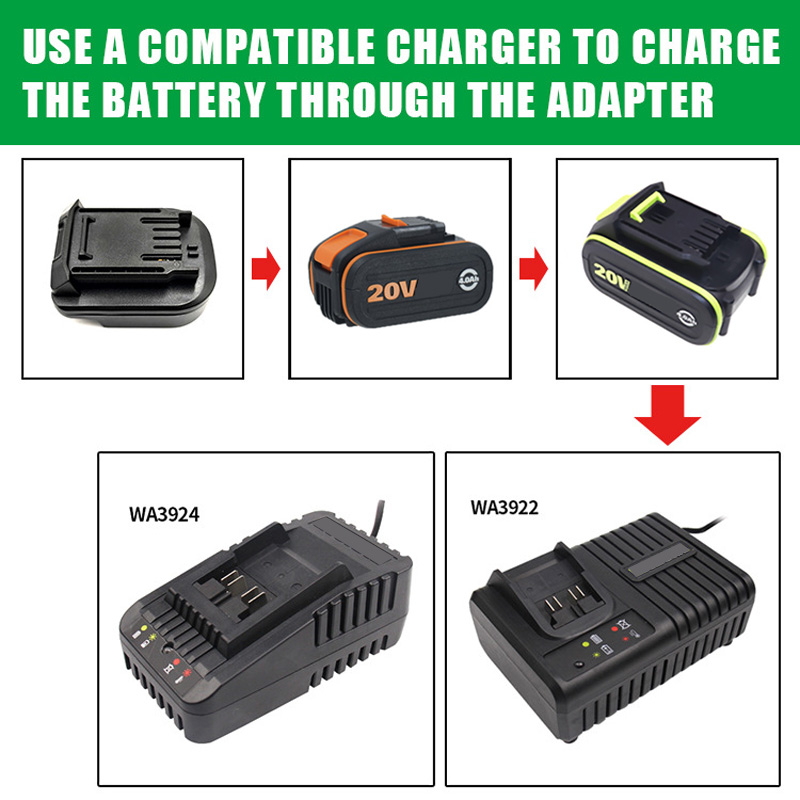 Batterie Adapter Konverter für – Power Tools Green Bewertung und Preis