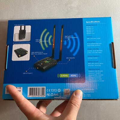 Neue ALFA AWUS036ACH verwendet – Power Tools For Linux Bewertung und Preis
