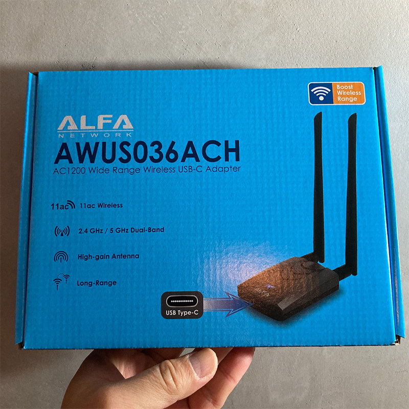 Neue ALFA AWUS036ACH verwendet – Power Tools For Linux Bewertung und Preis