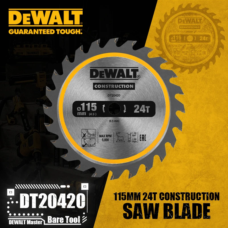 DEWALT DT20420 Bau-Kreissägebl – Power Tools In Construction Bewertung und Preis