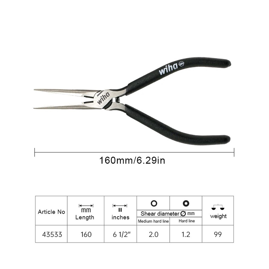 WIHA 1 Stück Spitzzange, Langz – Power Tools Germany Bewertung und Preis