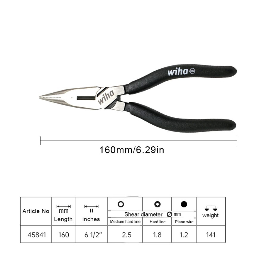 WIHA 1 Stück Spitzzange, Langz – Power Tools Germany Bewertung und Preis