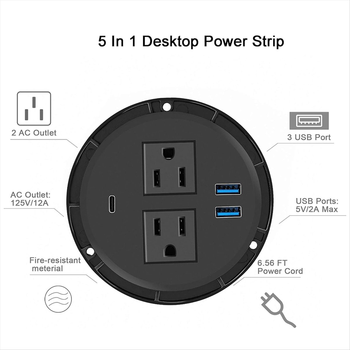 MALL Power Grommet mit USB für – Power Tools Mall Bewertung und Preis