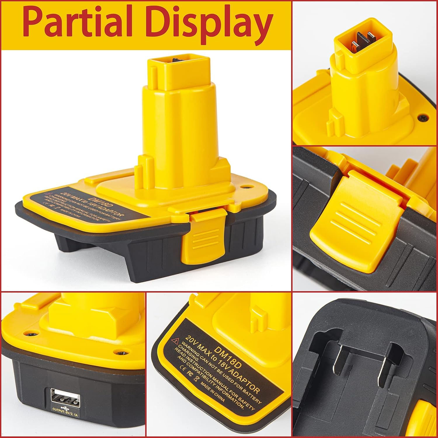 DM18D Akku-Adapter mit USB-Kon – Power Tools Milwaukee Bewertung und Preis