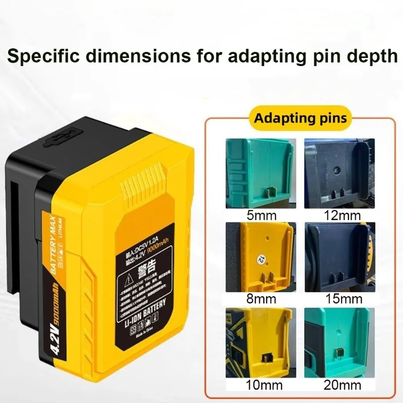 Echte Kapazität, 9000 mAh, auf – Power Tools Green Bewertung und Preis